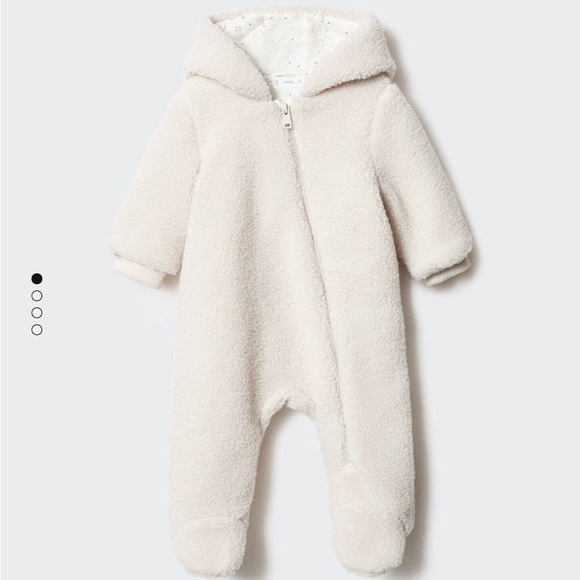 Rylee + Cru inspired Sherpa Hooded Jumpsuit from Mango - Picture 1 of 4